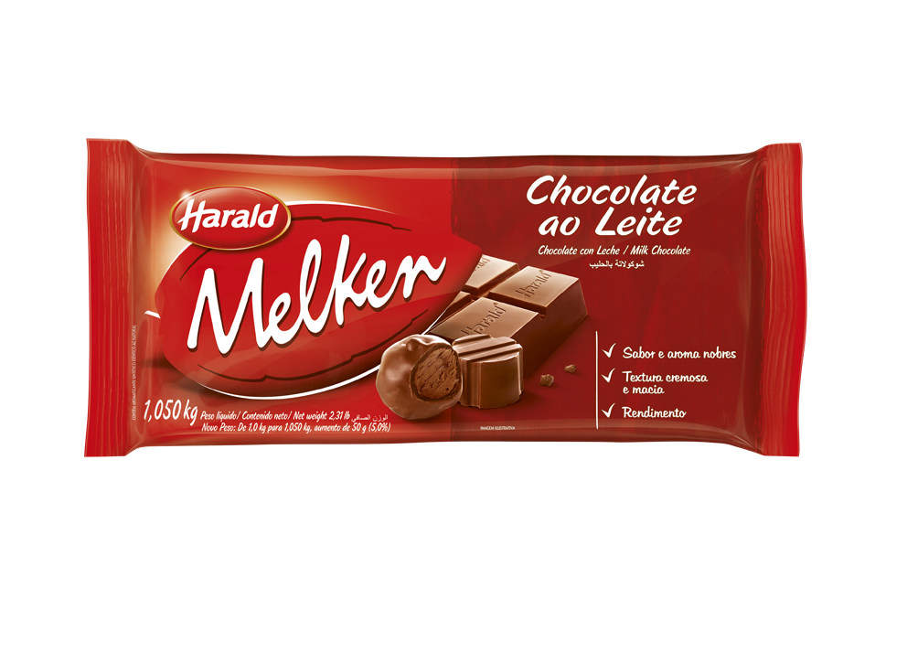 Melken chocolate ao leite barra